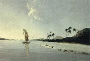 unknow artist A View of part of the Island of Ulietea Raiatea USA oil painting reproduction